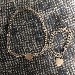 Tiffany’s chocked and necklace